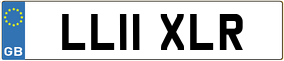 Truck License Plate